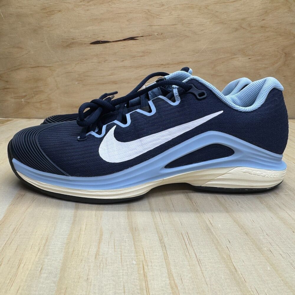 NEW Nike Zoom Vapor 12 Tennis Hard Court Navy Blue Shoes Sz 7.5 Mens FV5552-402